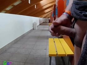 I was jerking off my thick foreskin cock roughly a very make noticeable changing area and almost got caught twice. asian gym gay sex videos