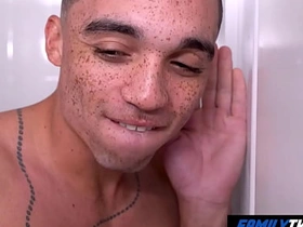 FamilyTwink - Watching My Friend with his Performance Daddy gay bobtail asian sex videos