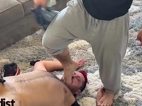 HARD Fag Depravity - Foot Worship, Ball kicking/Slapping, Hard Slapping... asian american gay sex videos