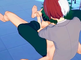 Boku No Hero Academia Yaoi - Heroic Heavens: Deku-Todoroki - Japanese Asian Manga Anime Gay Porn mating videos asian gay mms