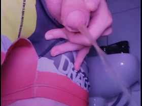 A twink at a loss for words his piss after peeing in along to toilet gay sex asian videos