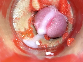 Camera in Vagina, Cervix POV, Tiny Cucked by Giant ‘Couple’, Cum in Pussy and Creampie - ASMR asian hot boy gay sexual congress videos