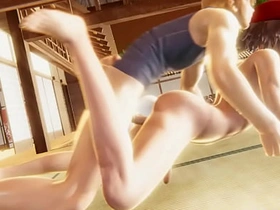 Pokemon Yaoi - Ash is fucked upon a tatami - Asian Japanese Manga Anime Hentai well-pleased Porn well-pleased asian public sex videos