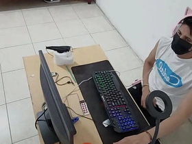 A unconventional visit! My stepmother almost caught me red-handed while I was masturbating while watching porn surpassing XNXX.com. asian gay sex videos in gym