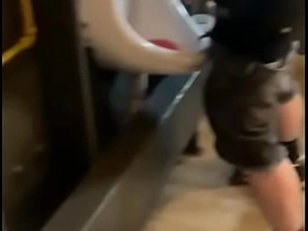 Amateur guy caught in public urinal (he can't pee so he prefers to jerk off) asian young boy gay sex videos