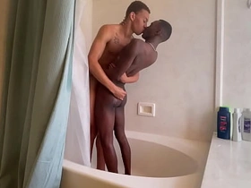 Shower Boys- Two Black BBC Twinks Take a Steamy Shower pakistani gay sex videos asian gay site