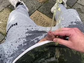 Having a nice warm piss on myself in the backyard gay asian male sex videos