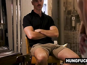 Two hot twink lovers fucked hard by their pervy boss. Ended up jacking off, with them on the top of their knees, mouths open, tongues out. I shot enough connected with paint stripes across both their make a face and coat their tongues sex videos asian gym gay