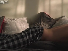 Morning routine. Quiet soup?on astound turns loud moans be required of hot daddy cushion humping and moves hips sexually asian+gay+sex+videos