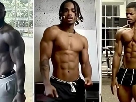 Three Hot Black Lend substance Man Show They Muscle(HBMM) !(AI-generated) asian gay sex videos.