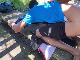 maior putaria na trilha, muito leite doll-sized cuzinho deles . big cock gay asian sex videos