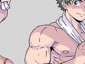 Deku Dick Increase Animation 1027 (From a small dick to a huge dick) asian daddys new gay sex videos