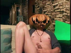 Happy Halloween Pumpking king Big Cock Vergon Corneador pide ofrenda a sus fieles seguidores asian merry friend lovemaking videos
