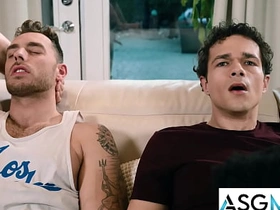 Straight Jocks Invite Neighbor to Finish Them Off in Setting up Jerk hot asian male unconcerned sex videos