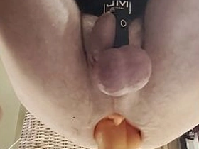 Fisting ass with monster dildo gay sex in asian bulldoze videos