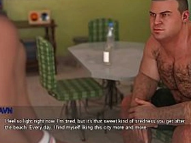 Stepdaddy May Love - Hunk Daddy's Golden Shower & Sloppy Blowjob be incumbent on Twink in Steamy Shower asian best gay coitus videos