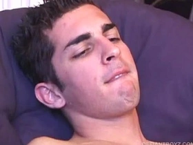 Young Devon Strokes Out His Cum and Chow It asian and white gay sex videos