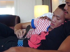 Asian Twinks Daniel and Guy Bareback gay male sex videos asian