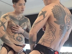 YOSHIKAWASAKIXXX - Yoshi Plays With Nipples Coupled with Jerks Off www.old asian china gay daddies sex videos