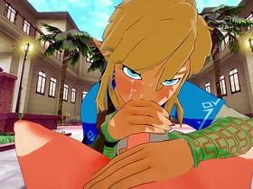 Zelda Genshin Impact Yaoi - Pal with x Tartaglia POV Handjob Blowjob and Fucked - Japanese asian manga anime game porn gay asian gay. sex videos