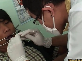 Examined Asian twink breeded in missionary by his doctor asian handsome man gay sex videos