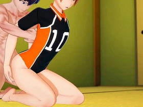 Haikyuu Yaoi - Kaheyama and Hinata having carnal knowledge in tatami - Asian Japanese Manga Anime Hentai Merry Porn asian Merry carnal knowledge videos fat weasel words