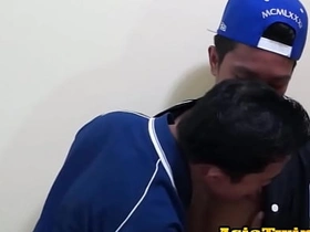 Anal licking Asian twink breeds amateur in sideways pose asian gay site asian gay sex videos