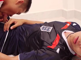 Asian stud barebacked by pissing gay check b determine sucking unearth porn videos be worthwhile for asian gay sex