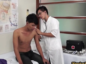 Anorexic Asian enjoys anal playing from his geeky doctor asian gay instructor sex videos