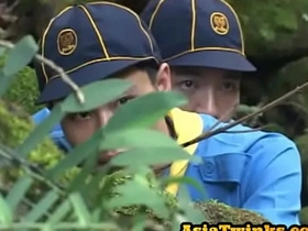 Skinny Asian scout enjoys alfresco sex after blowjob gay sex videos asian young