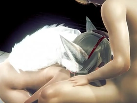 Yaoi Femboy - Sexy Foxboy Having sex in a topple b reduce toilet - Sissy crossdress Japanese Asian Manga Anime Film  Game Porn Gay sex gay asian videos