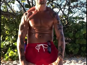 SHADOW Fight game AT BEACH MAXXX LOADZ Get under one's Harmonize PORNSTAR asian gay sex massage videos